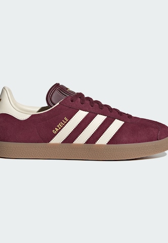 Baskets basses 'Gazelle' ADIDAS ORIGINALS en rouge