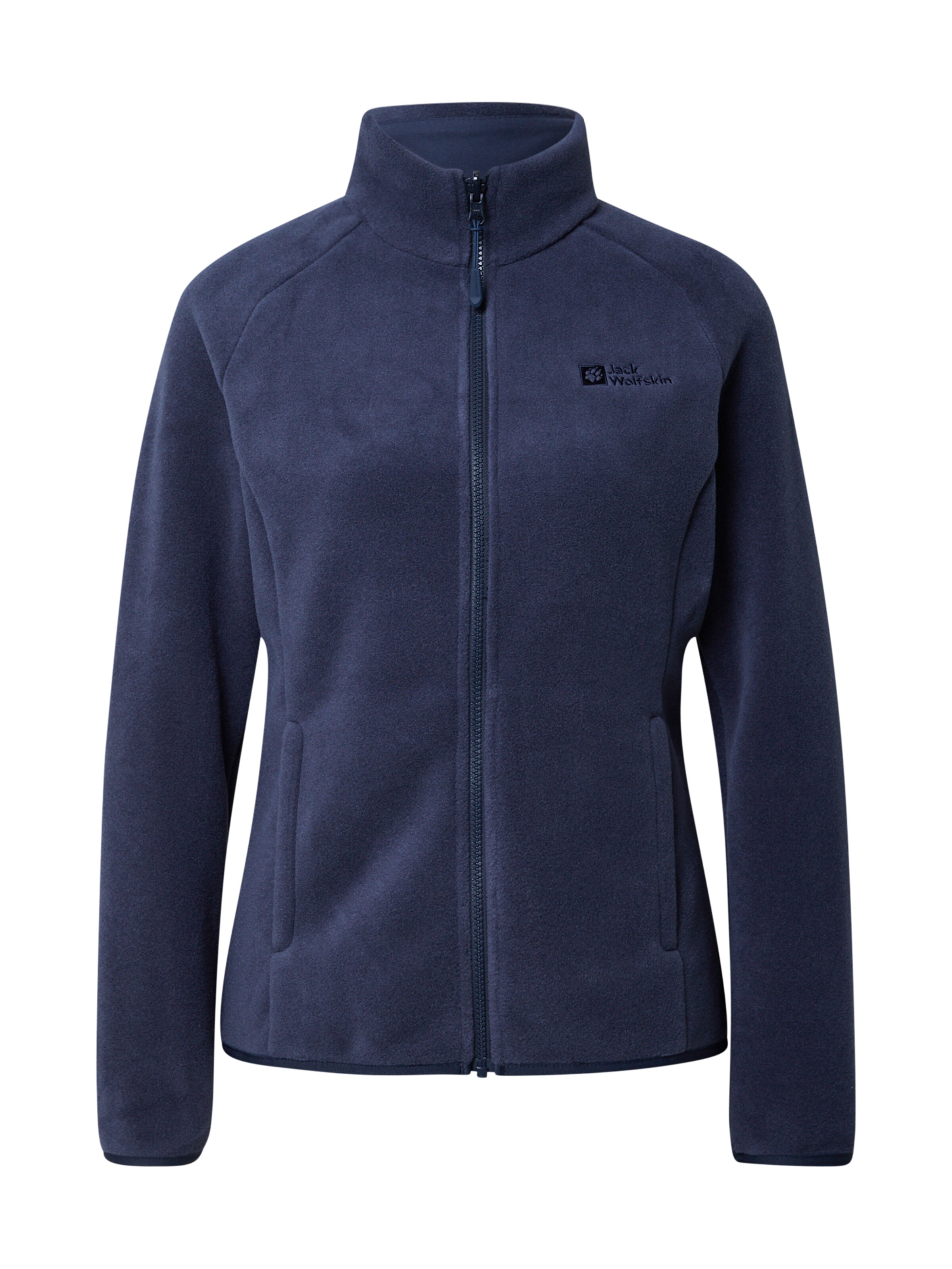 JACK WOLFSKIN Funkcionalna jopa iz flisa 'Moonrise' | modra barva: sprednja stran