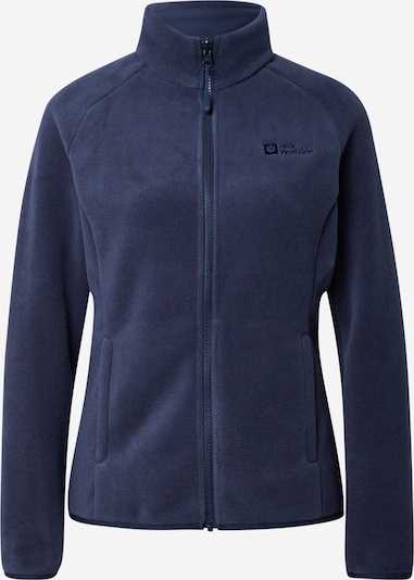 JACK WOLFSKIN Veste en polaire fonctionnelle 'Moonrise' en bleu nuit, Vue avec produit