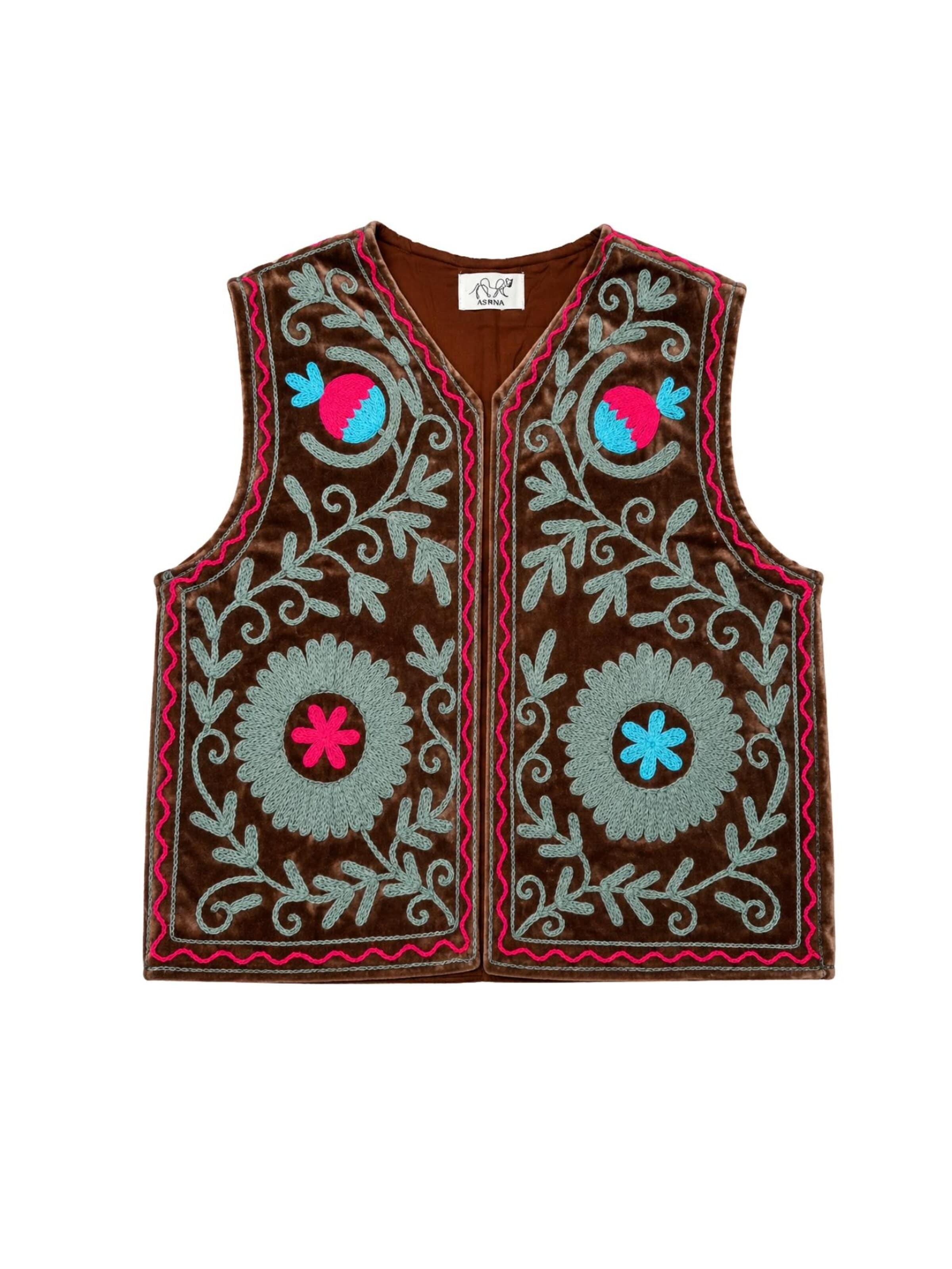 ASHINDIA Vest 'Susi-Weste-ash-1' in Mixed colors: front