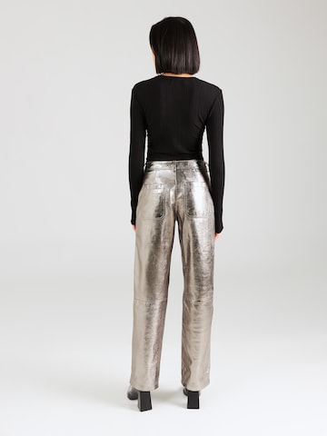 Stella Nova Regular Pants 'DUNIA' in Silver