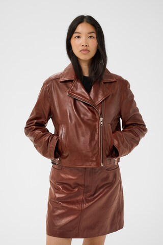 Part Two Between-season jacket 'CimmiePW' in Brown: front