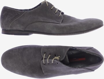 LLOYD Flats & Loafers in 43 in Grey: front