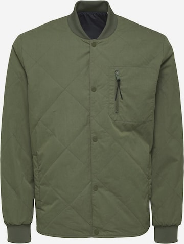 SELECTED HOMME Between-Season Jacket in Green: front