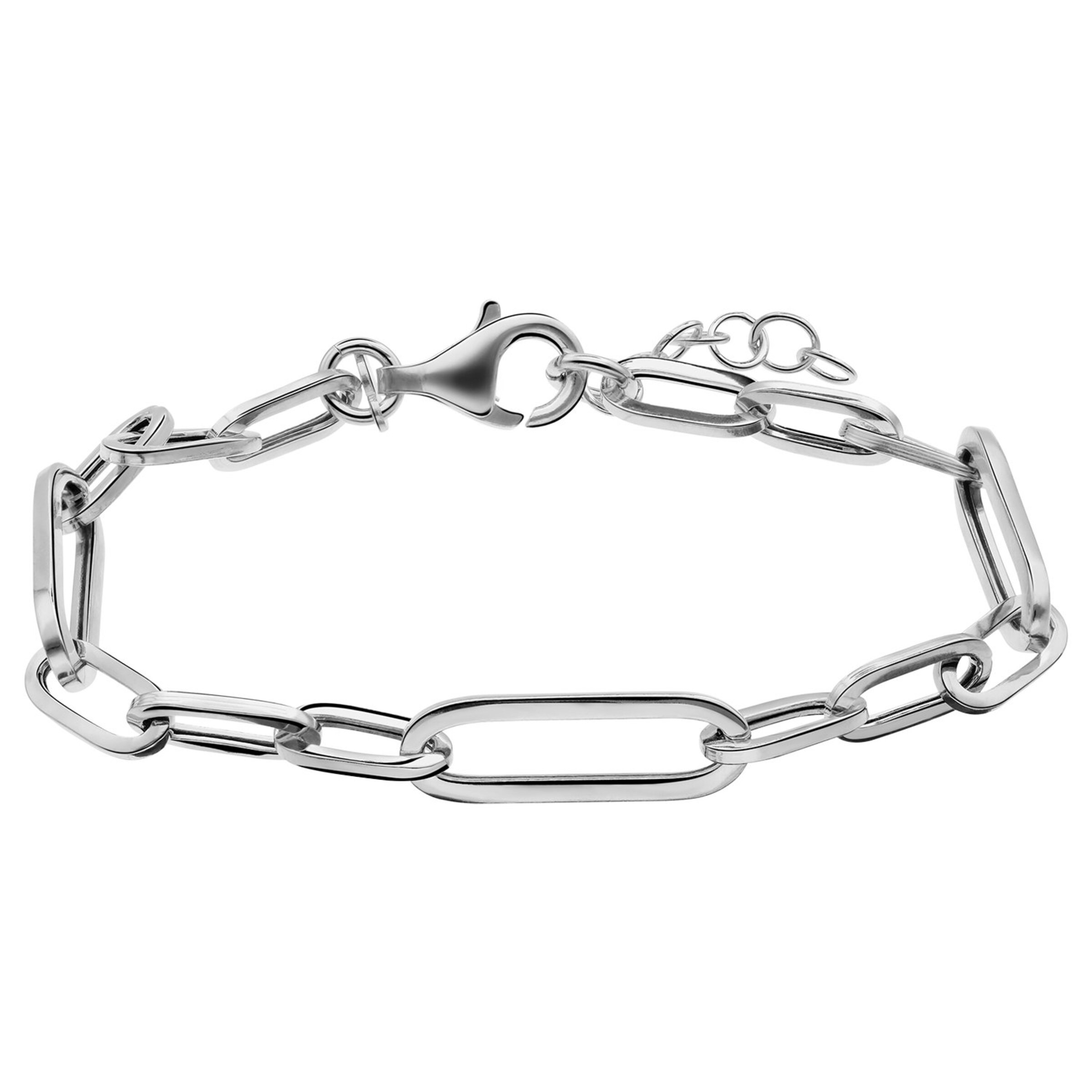 Lucardi Bracelet in Silver: front