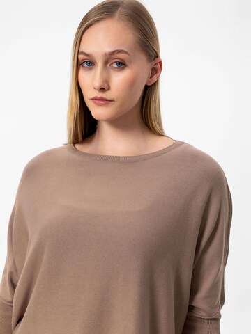 Pull-over oversize Anou Anou en beige