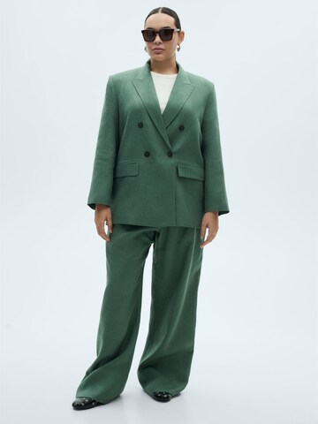 MANGO Blazer 'MUSGO' in Green