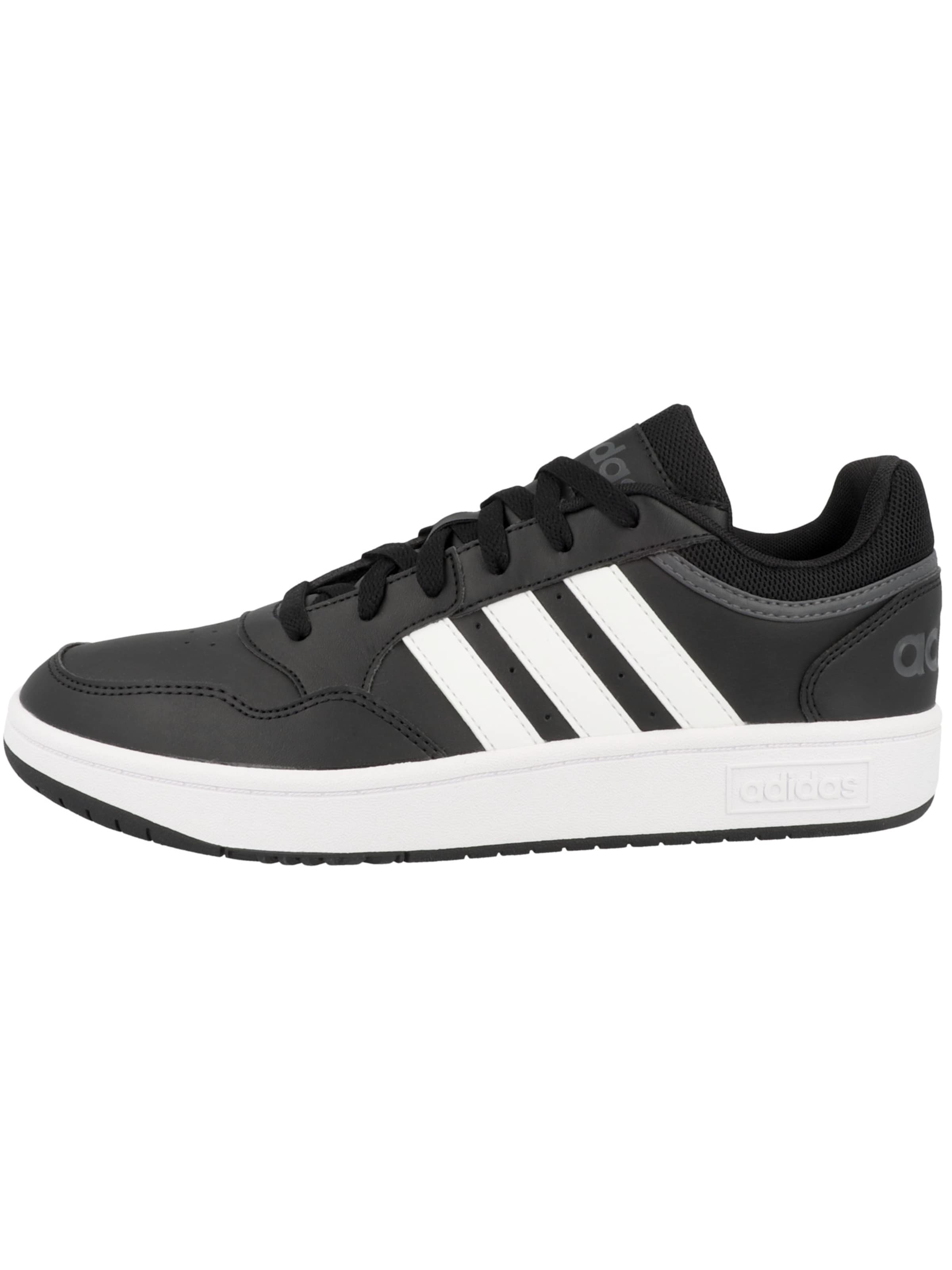 Baskets basses 'Hoops 3.0' ADIDAS SPORTSWEAR en noir : devant