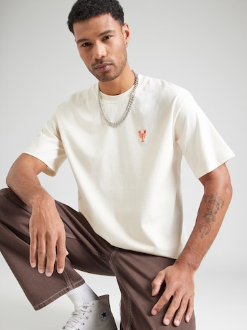 Iriedaily T-Shirt 'LaVida Lobster' in Weiß: Vorderseite