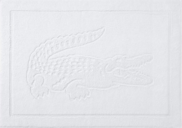 LACOSTE Handtuch 'LLACOSTE' in Weiß: Vorderseite