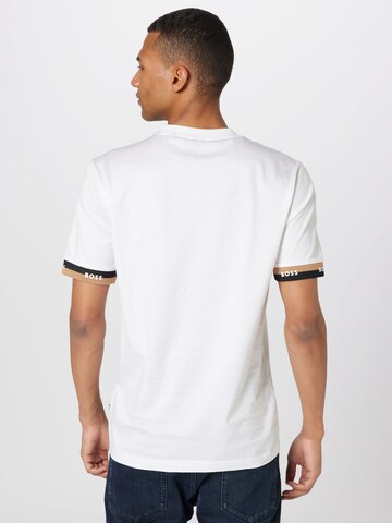 BOSS T-Shirt 'Tiburt' in Weiß