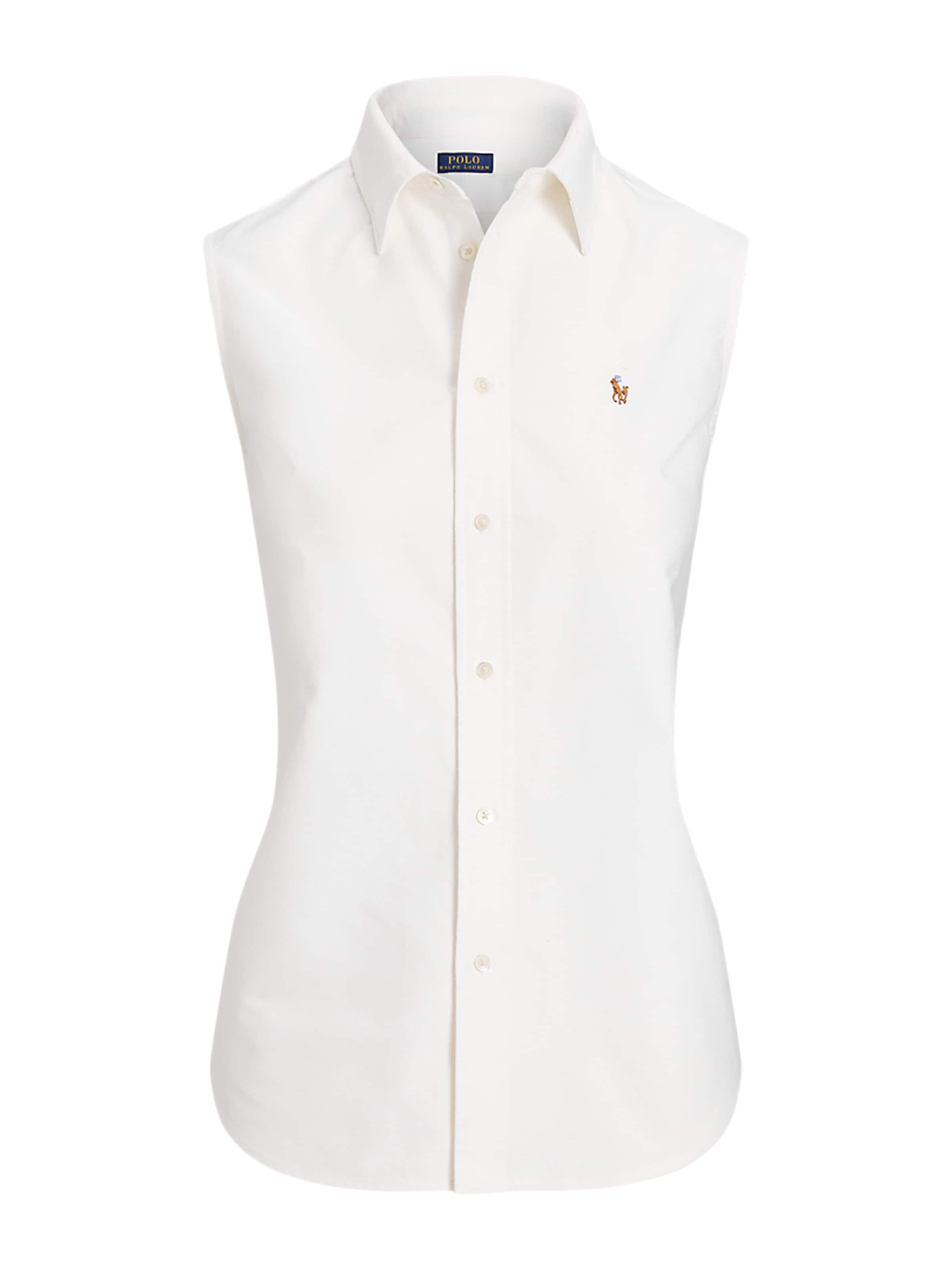 Polo Ralph Lauren Bluse in Weiß: Vorderseite