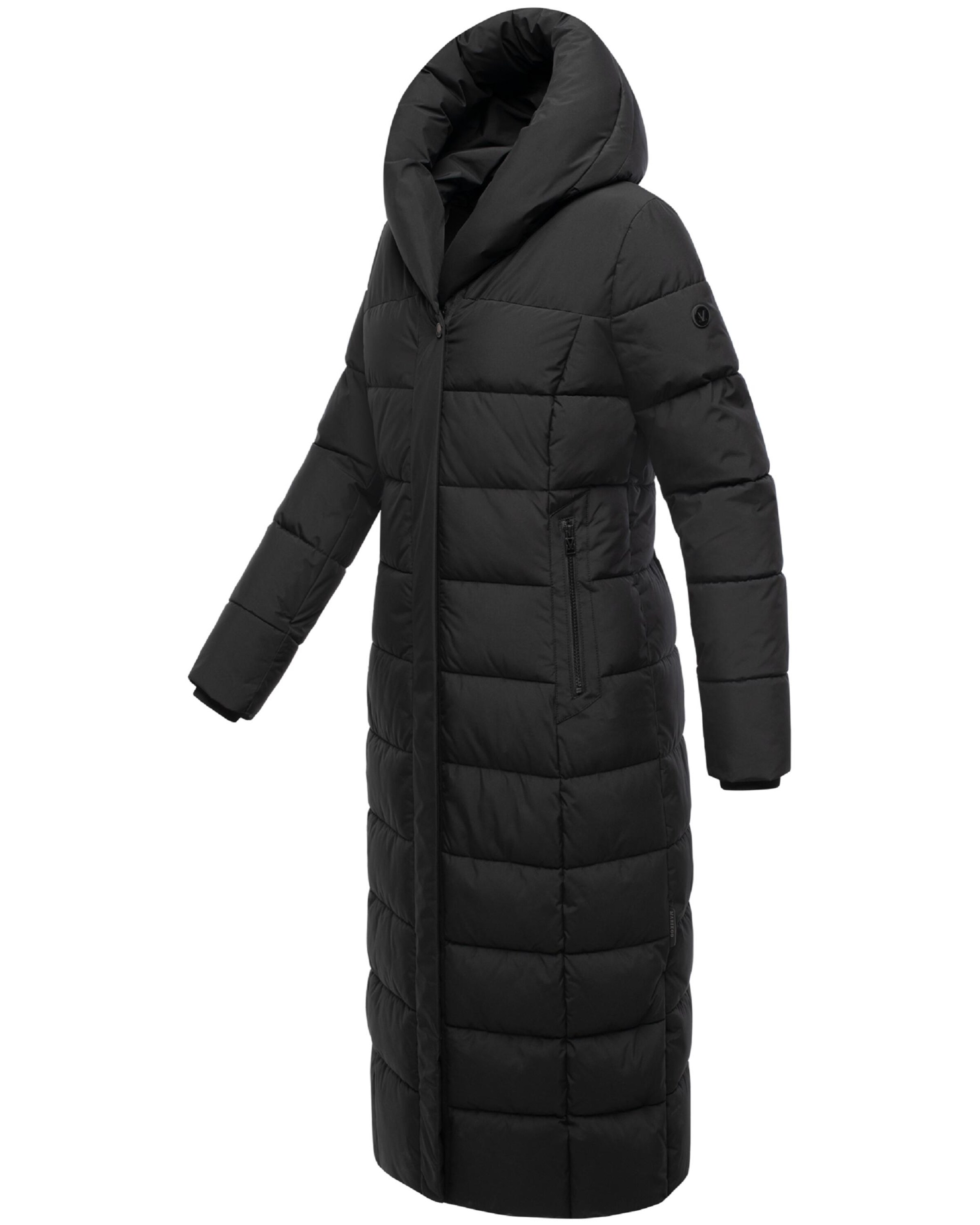 MARIKOO Winter Coat 'Pakoraa 16' in Black