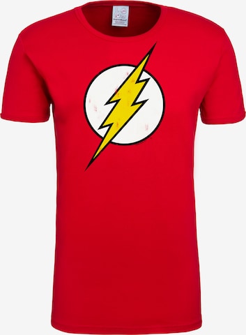 LOGOSHIRT Shirt 'Flash' in Red: front