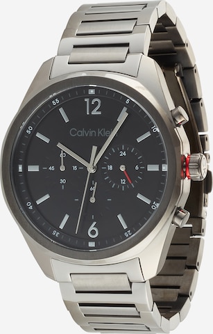 Montre à affichage analogique Calvin Klein en gris : devant