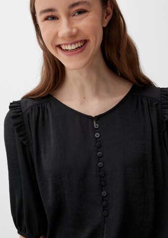 QS Blouse in Zwart