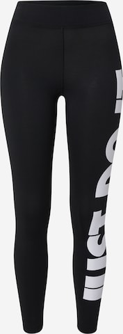 Skinny Leggings 'Essential' de la Nike Sportswear pe negru: față