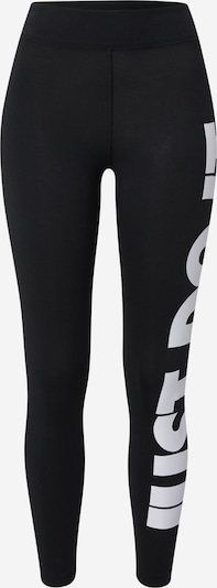 Nike Sportswear Leggings 'Essential' in de kleur Zwart / Wit, Productweergave