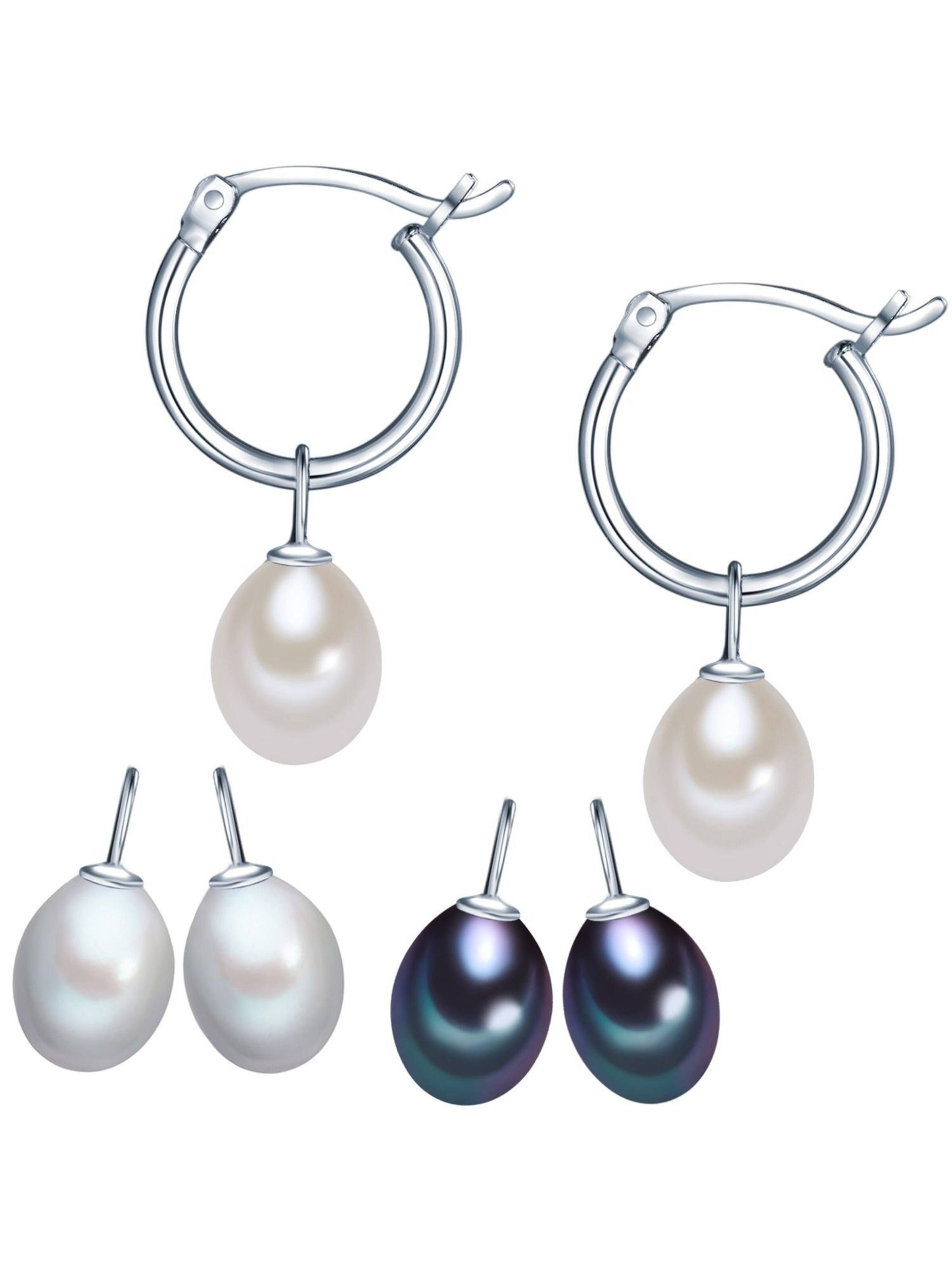 Valero Pearls Oorbellen in Zilver