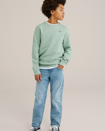 WE Fashion Свитшот в Зеленый