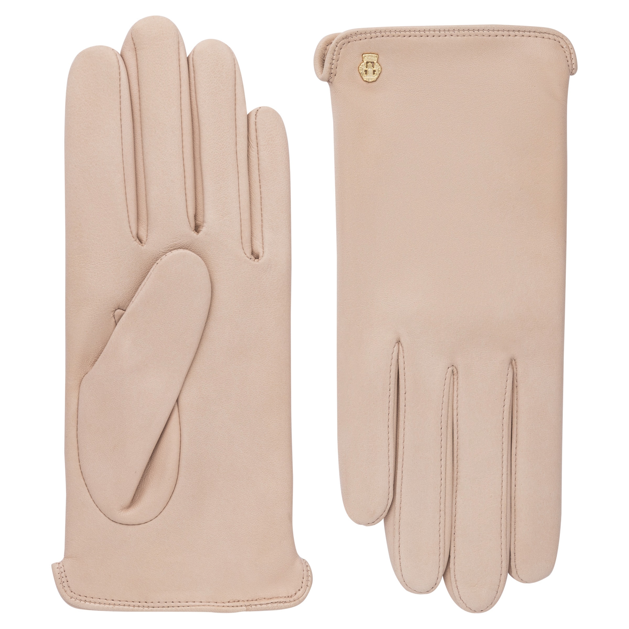 Mezzoguanti 'New York' di Roeckl in beige: frontale