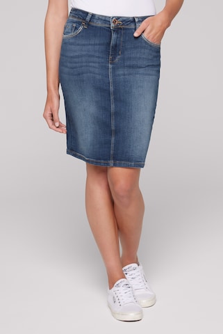 Soccx Skirt in Blue: front