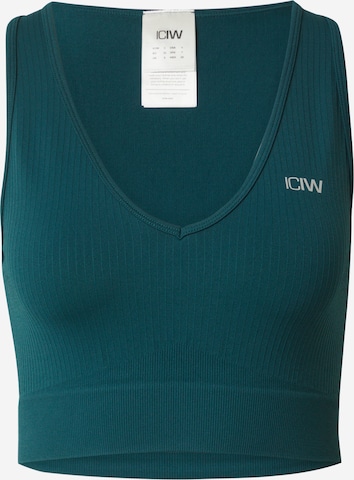 ICANIWILLSportski top - zelena boja: prednji dio