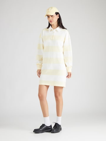 Calvin Klein Jeans Regular Jurk in Wit: voorkant