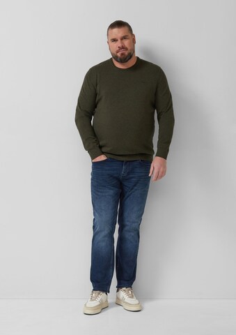 s.Oliver Men Big Sizes Свитер в Зеленый