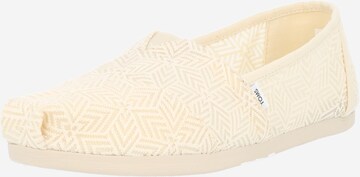 TOMS Espadrilles in Wit: voorkant