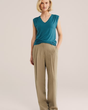 WE Fashion Топ в синьо