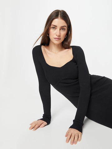 Abercrombie & Fitch Knitted dress in Black