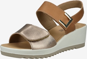 Sandales IMAC en marron : devant