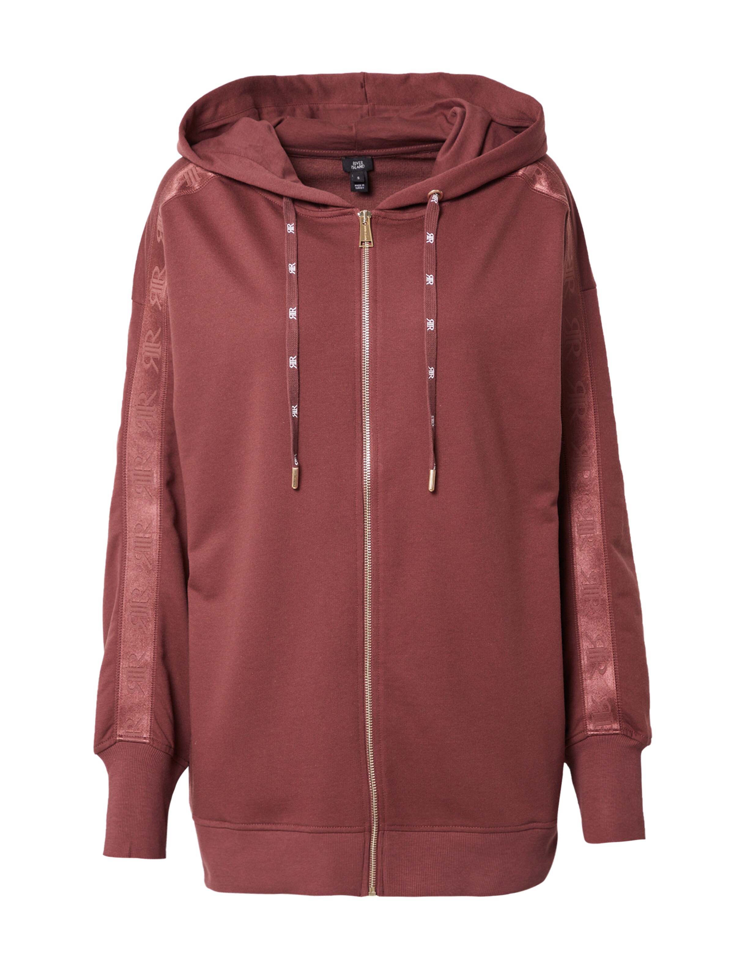 Frauen Sweat River Island Sweatjacke 'INTIMATES' in Dunkelpink - OV00057 Frauen Sweat River Island Sweatjacke 'INTIMATES' in Dunkelpink - OV00057