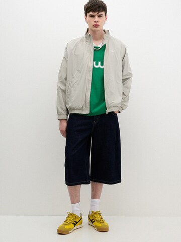Pull&Bear Between-season jacket 'STWD' in Grey