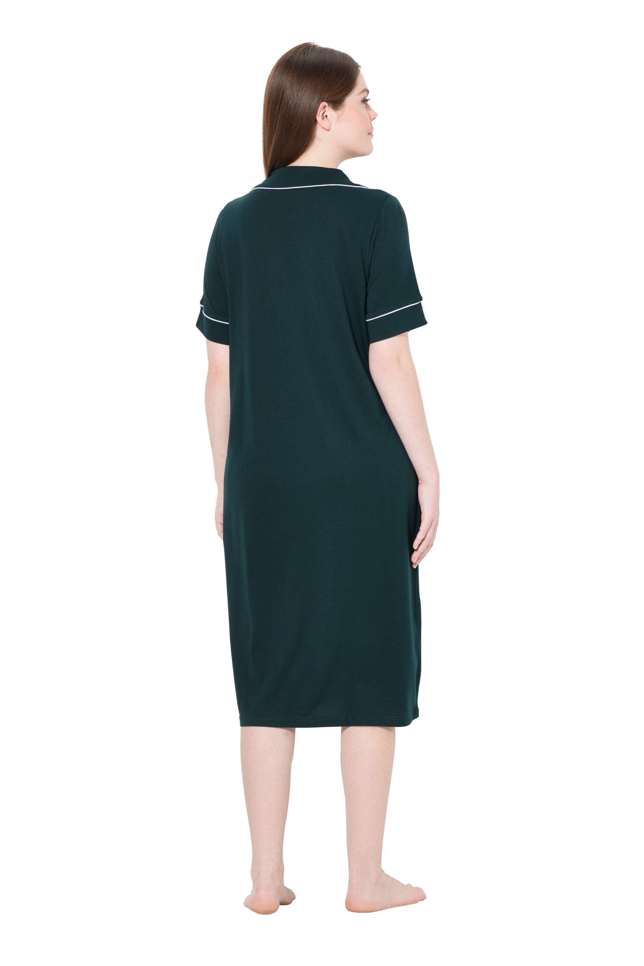 Ulla Popken Nachthemd in Zwart