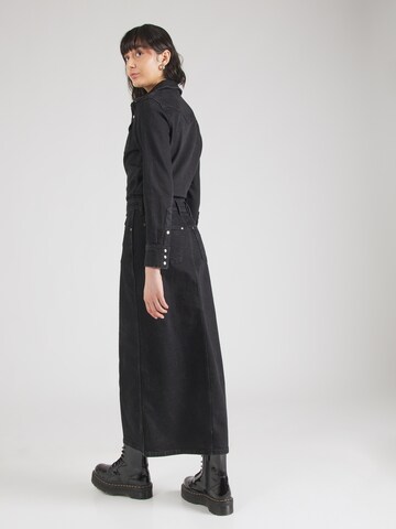 Abito 'DENIM MATCH UP DRESS' di WRANGLER in nero