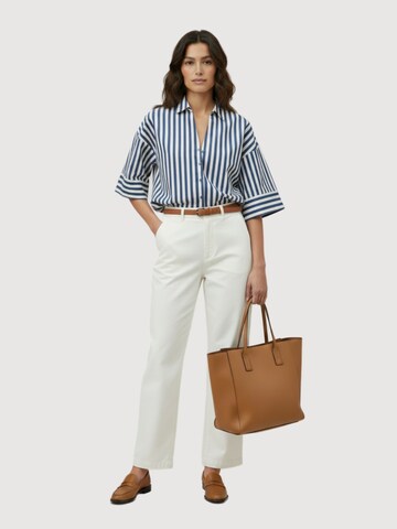 WEARABLE STORIES Bluse 'Lieze' i blå