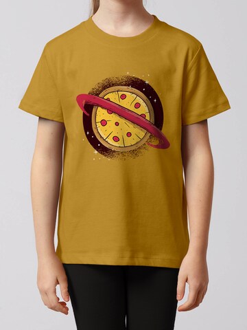 T-Shirt 'Pizza Planet' watabout.kids en jaune : devant