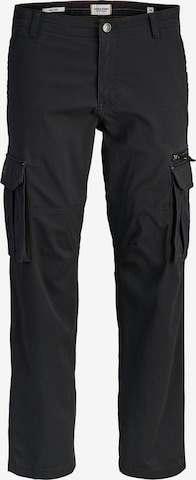 Loosefit Pantaloni cargo 'JPSTKANE DOVER' di JACK & JONES in nero: frontale