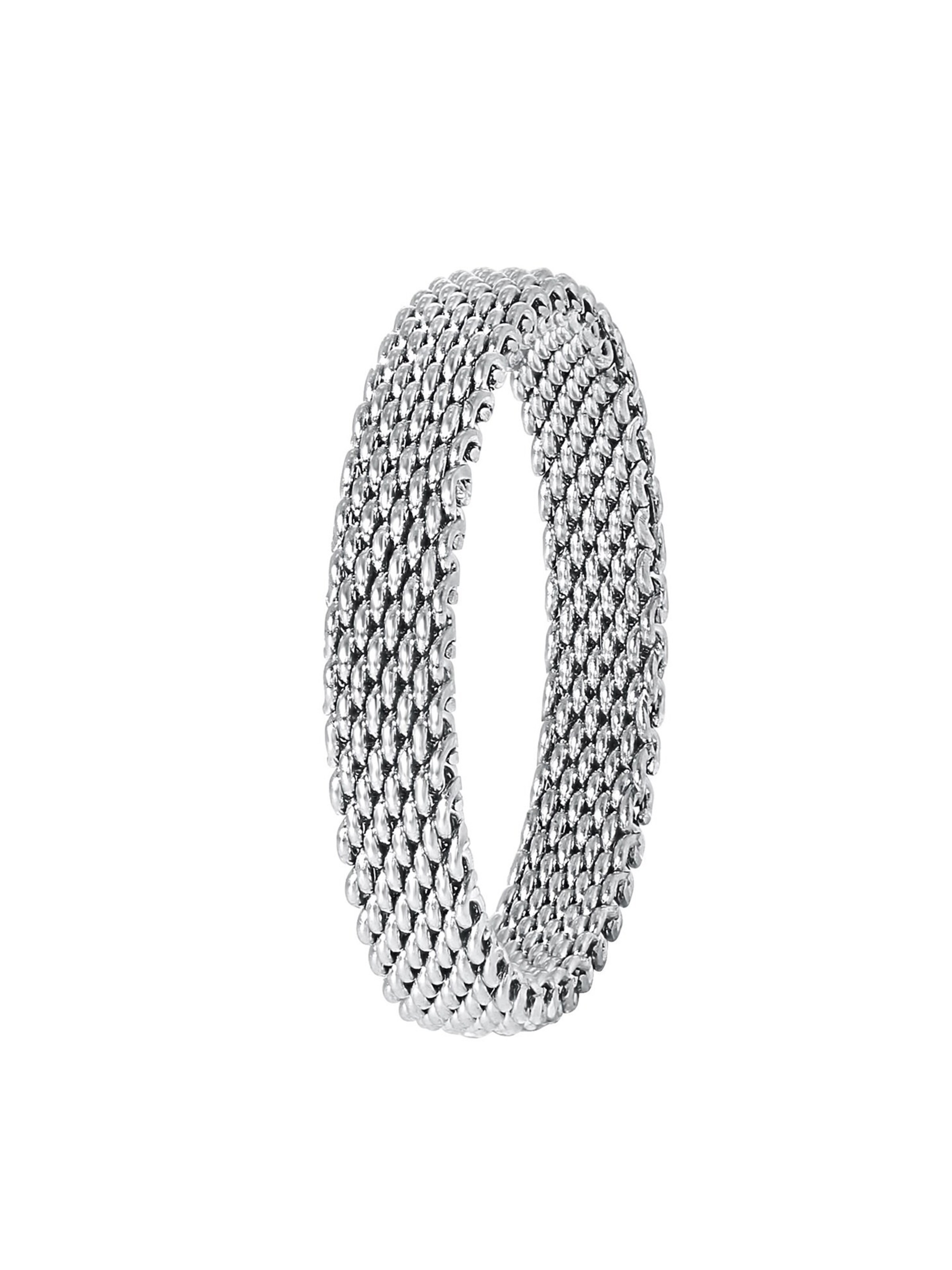 Lucardi Ring in Zilver: voorkant