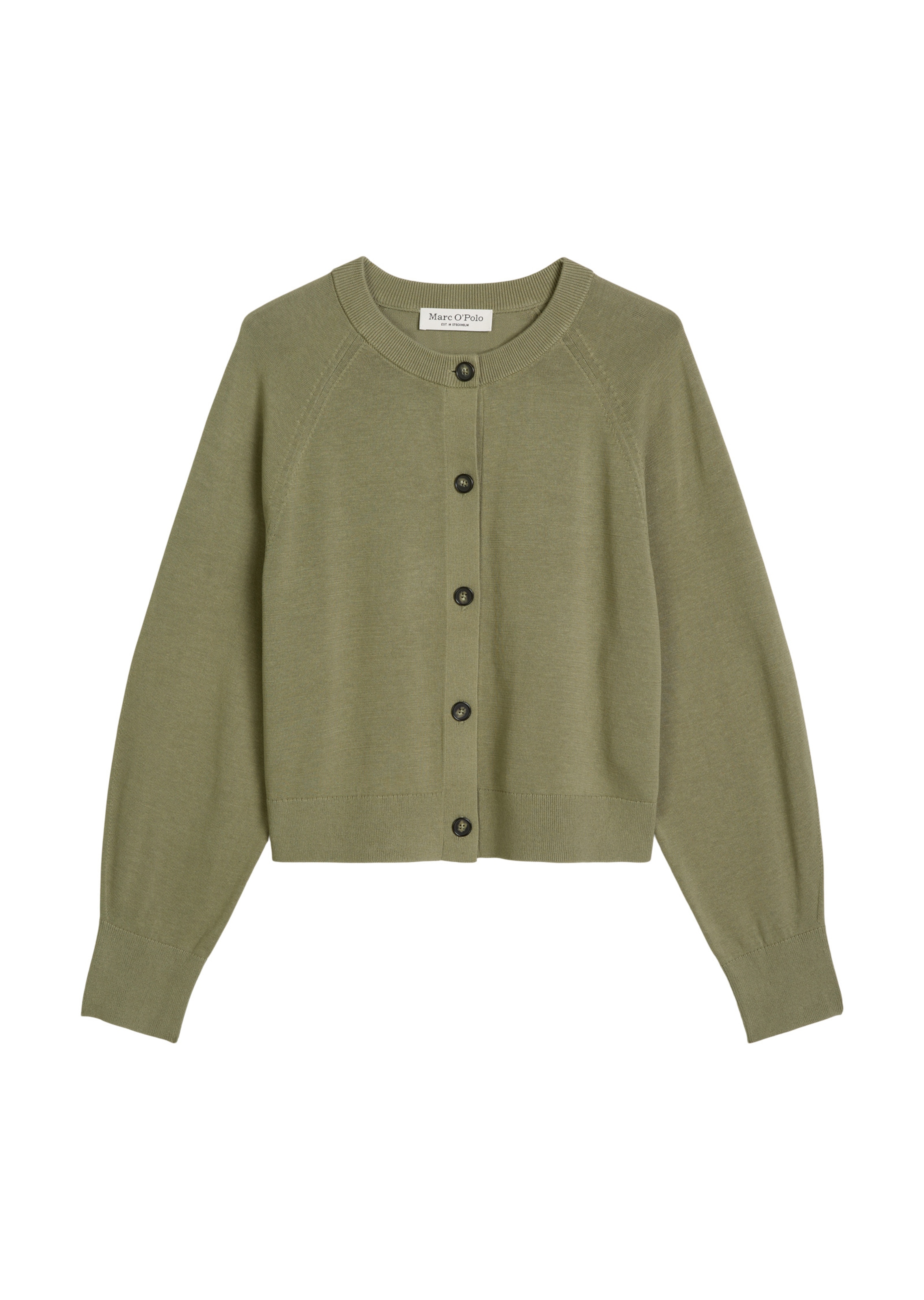 Marc O'Polo Strickjacke in Grün: Vorderseite