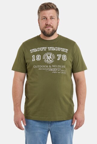 Men Plus Shirt in Green