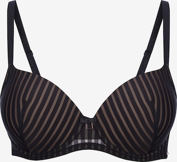 Push-up Soutien-gorge Marc & André en noir : devant