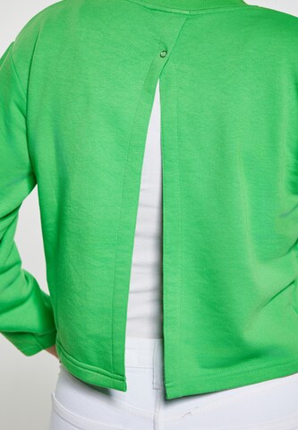 swirly Sweatshirt in Groen