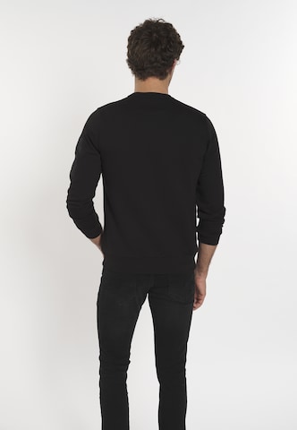 DENIM CULTURE Bluzka sportowa 'Bret' w kolorze czarny