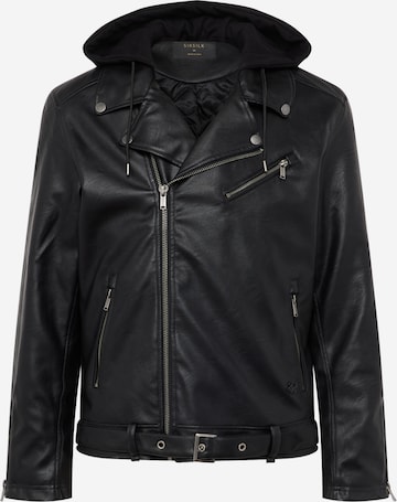 SikSilk Between-Season Jacket in Black: front