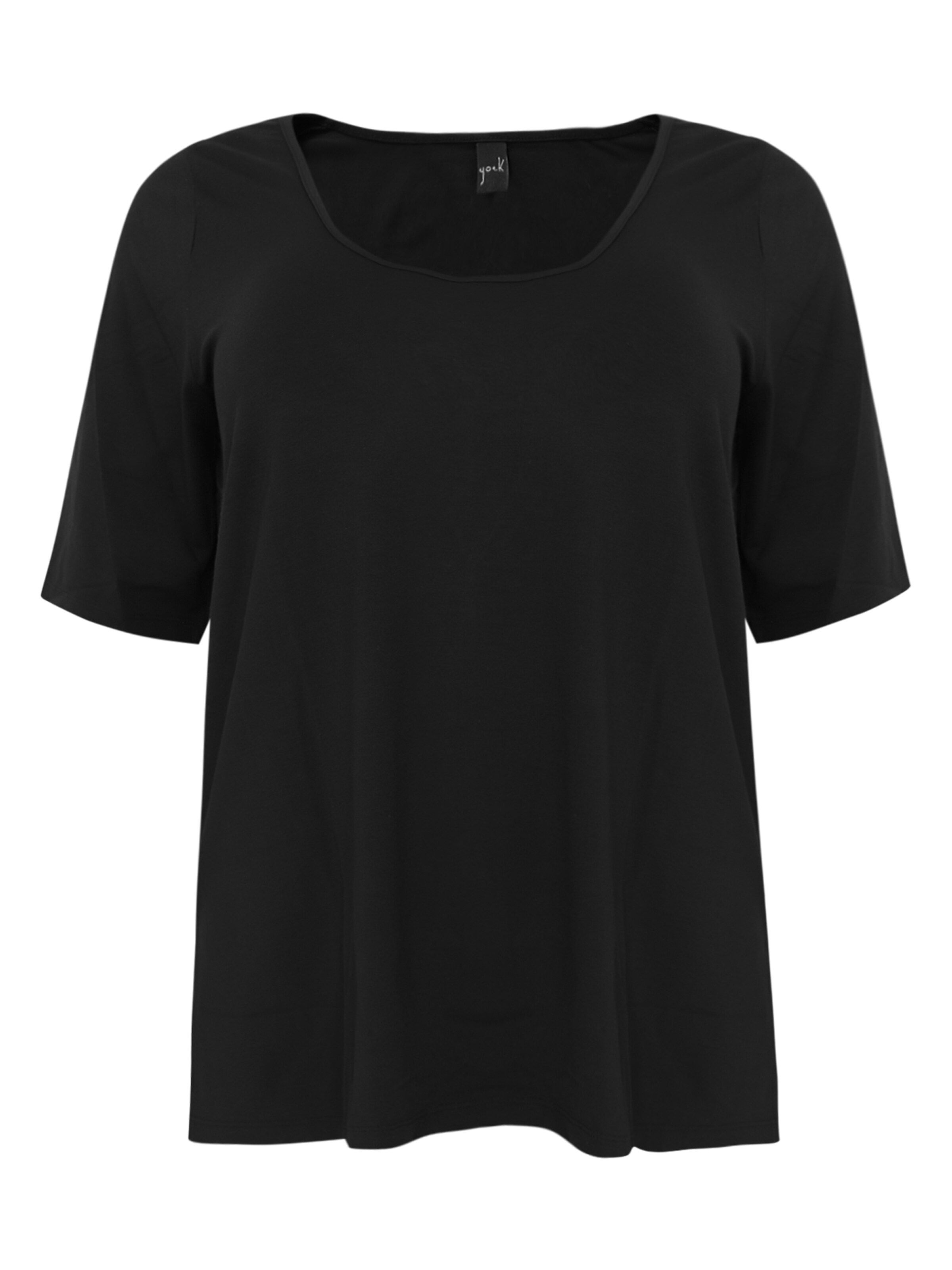 YOEK Shirt 'Lara' in Black: front