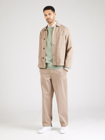 SELECTED HOMME Свитшот 'SLHALBAN' в Зеленый