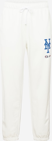 Effilé Pantalon Champion Authentic Athletic Apparel en blanc : devant